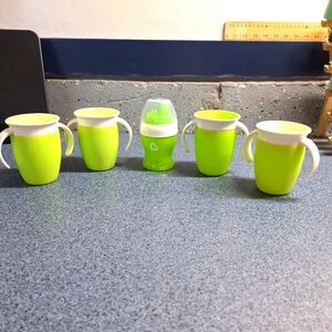 Munchkin 360 Degree Trainer Cups & Gentle Transition Sippy Set of 5